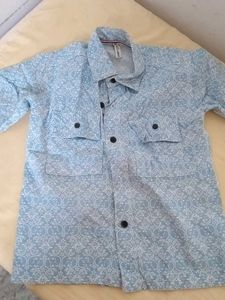 Patterned Short Sleeve Shirt
