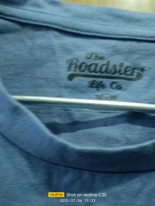 Roadster Blue Crop Top - New