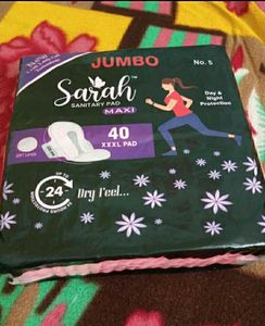 Senitary Pad 40 Pack With Included Gifts