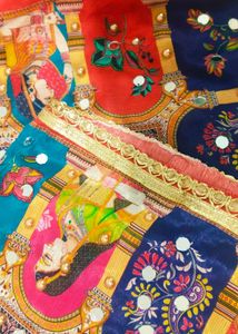 Beautiful Dupatta With Heavy Mirror&amp;Shimmer Work