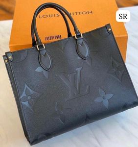 LV ON THE GO MIRROR COPY BIG SIZE TOTE BAG