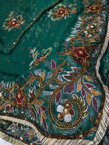 Expansive Embroidery 🪡 Saree With Blouse