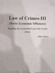 Criminology Book