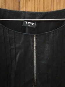 Black Kurti With Round Neck