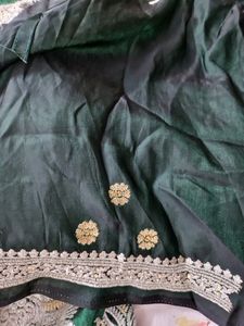 Green Heavy Saree