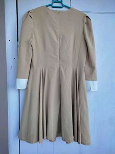Korean Beige Dress