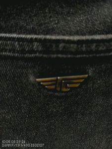 Red Tape Heavily Washed Black Jeans