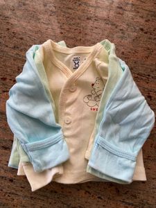 Pink Rabbit Petit Baby Shirts - Set of 3