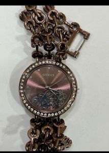 New Gucci Metallic Watch With Studs