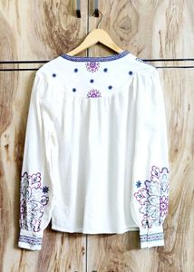 Cotton Embroidery Work Top Size-42