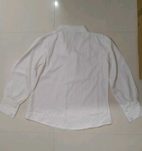 Elegant White Kapree Shirt