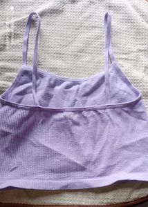 Lavander Crop Top Cum Undershirt