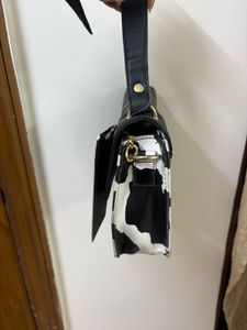 Stylish Cow Print Handbag