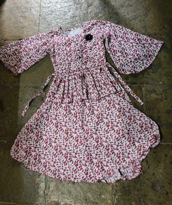 Cute Floral Girls Dress