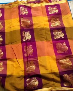Two Cotton Silk Sarees without Blouse