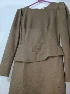 Elegant Brown Dress