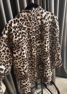 Leopard Print Shirt | L size