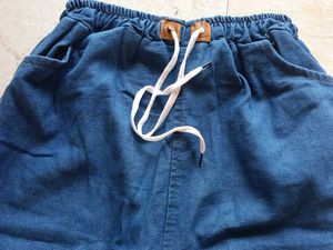 Women Denim Jogger Cargo Jeans