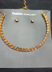 NEW LOOK SILVER STONE JWELLERY SET FOR GIRLS/KIDS
