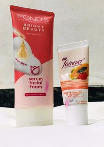 Combo Pack Ponds New Prodct No Used New Prodct  Bright Beautify Serum Facial Foam