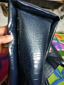 Totally New Ribbon With 4 Chains Bag