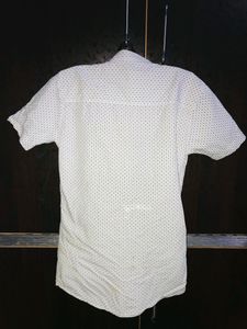Printed White Shirt