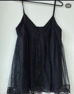 Black Lace Cami Top