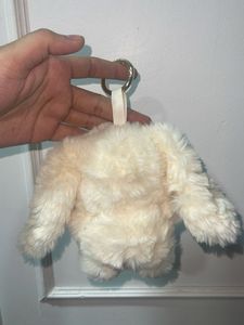 rabbit plushie keychain