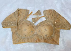 Embroidered Gold Blouse