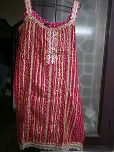 Party Wear Dhoti Dress In Xl With Potli