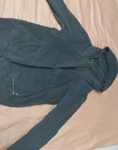 Gray Zip-Up Hoodie