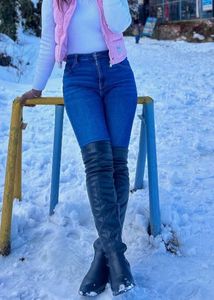 Bershka High Waist Skinny Jeans