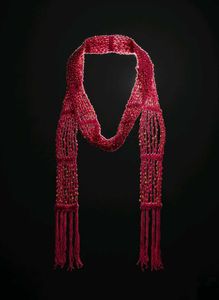 Beautiful Handmade Muffler Necklace used as belt a