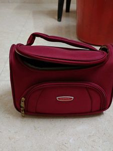 Lotus Maroon Travel Case
