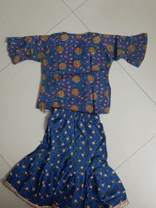 Price Drop- Traditional Sharara Set For Baby Girl
