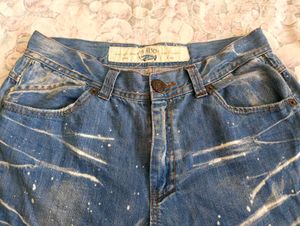 Unique Painted Baggy Jeans