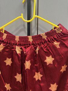 Pure Ajrakh Materials StarPrint Dhoti  Pants