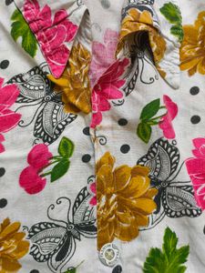 Floral Print Long Sleeve Shirt