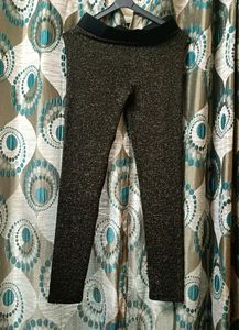 Black  Shimmering Jeggings