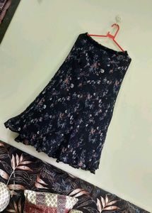 Printed Georgette Skirt🖤