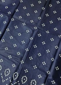 Navy Blue Bandhani Dress material