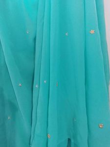 Sea Green Saree