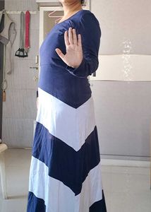 Navy Blue Maxi Full