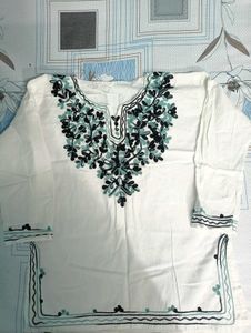 Embroidered Floral Kurti Set Combo
