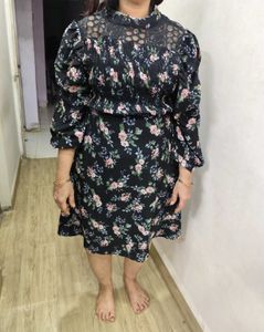 Floral Print Pretty Dress