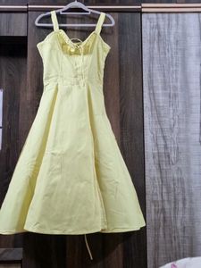 Yellow Corset Dress From Selcouth