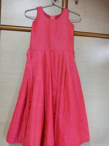 Pink Dress with Embroidered Jacket