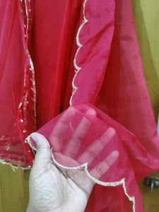 Elegant red Dupatta combo