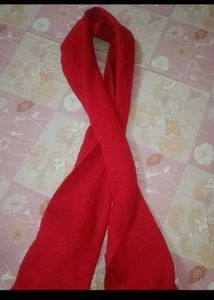 Red Knitted Scarf
