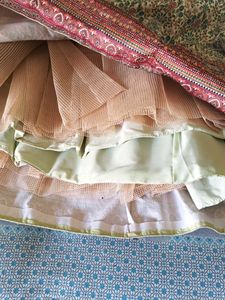 One Tym Used Lehnga With Full  Work Blouse